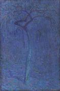 Leo Gestel Boom in maanlicht oil painting on canvas